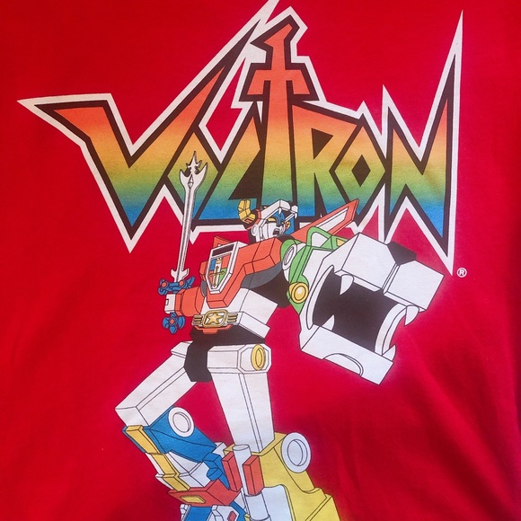 SOLD Red Voltron t-shirt small TS - Picture 3 of 3